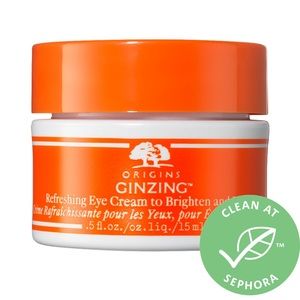NEW FULL SIZE ORIGINS GINZING EYE CREAM IN SHADE COOL 15 ml.